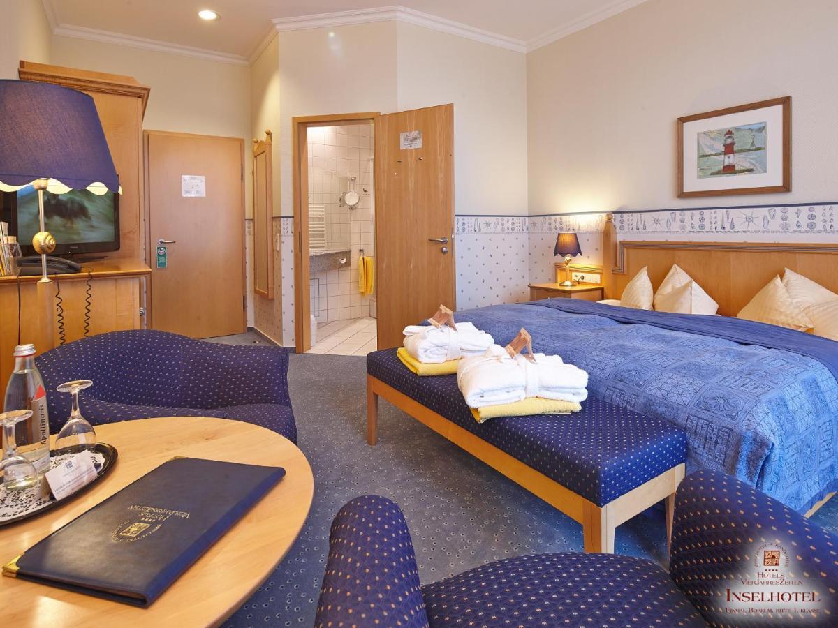Inselhotel Vierjahreszeiten บอร์คุม ภายนอก รูปภาพ